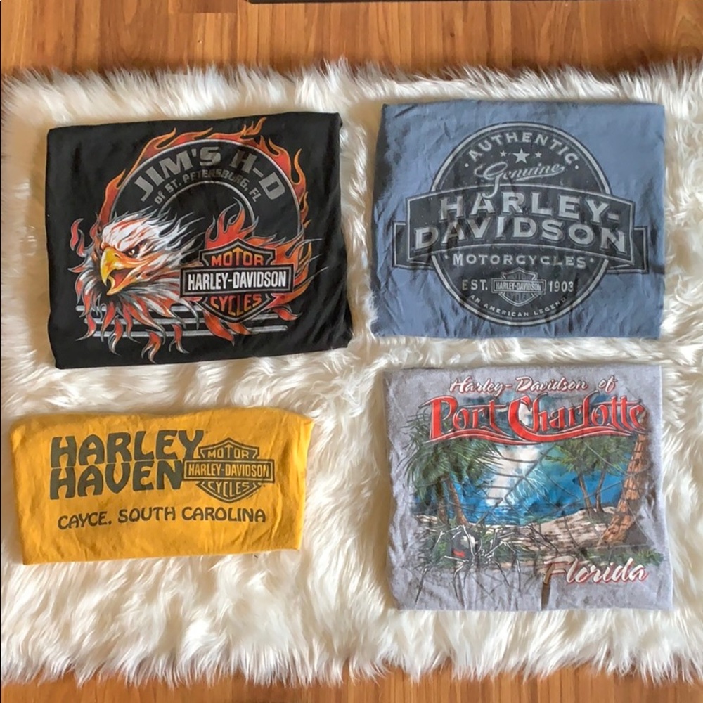 Harley-Davidson T-shirt bundle Vintage